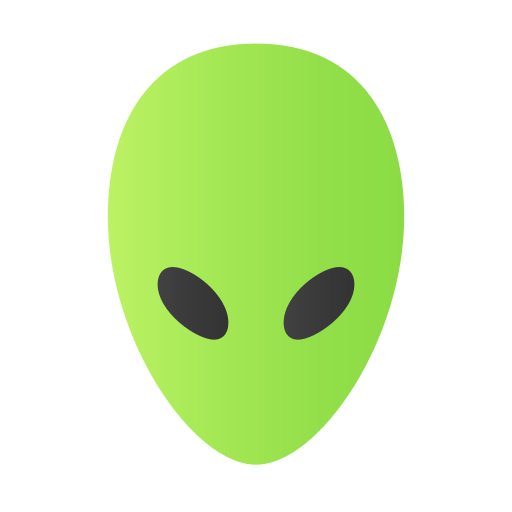 외계인 Generic Flat Gradient icon