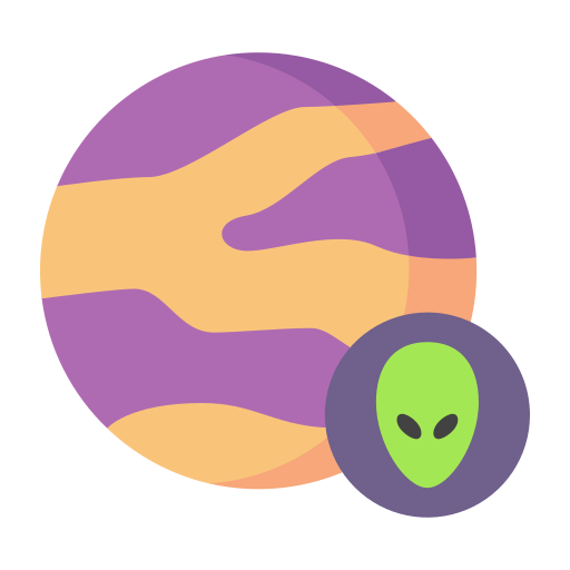 planeta Generic Flat Ícone