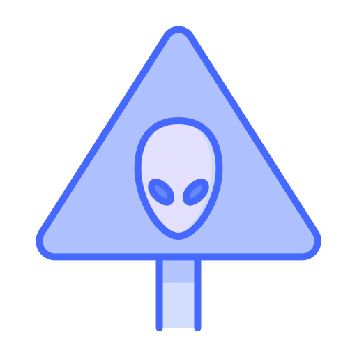 Sign Generic Blue icon