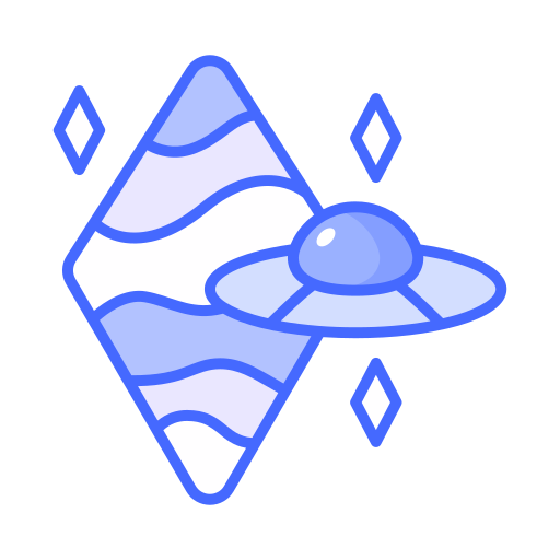 Ufo Generic Blue icon
