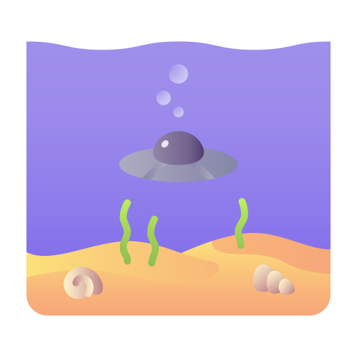 podwodny Generic Flat Gradient ikona
