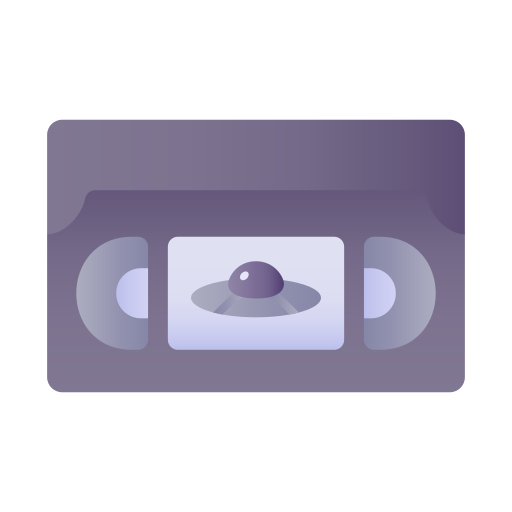 видеокассеты Generic Flat Gradient иконка
