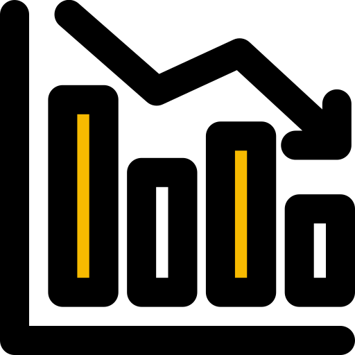 gráfico de barras Generic Fill & Lineal icono