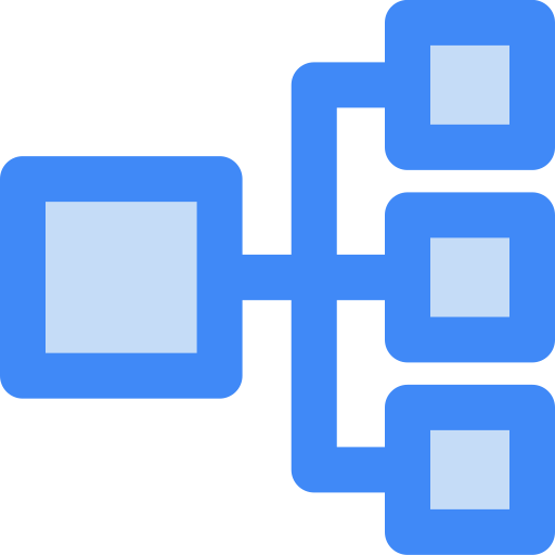 diagramma Generic Blue icona