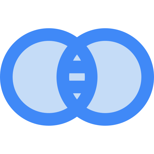 diagram venna Generic Blue ikona