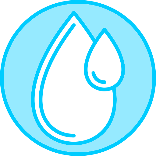 Water drop Generic Blue icon