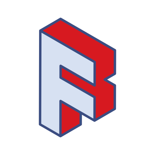 Letter f Generic Outline Color icon