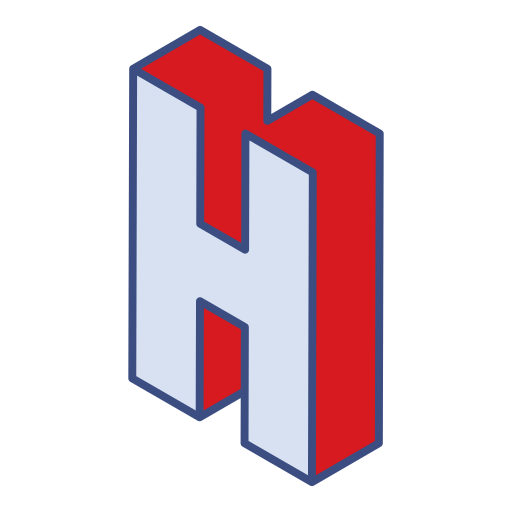 litera h Generic Outline Color ikona