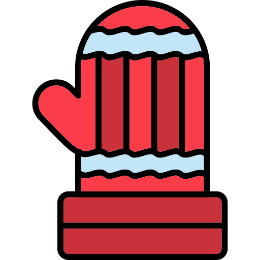 Mitten Generic Outline Color icon