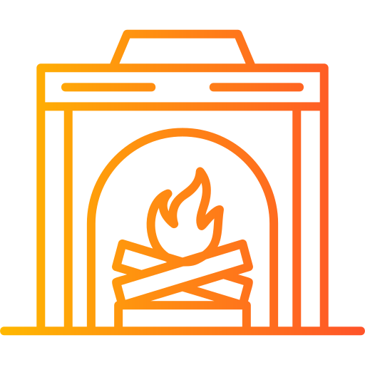 Fireplace Generic Gradient icon