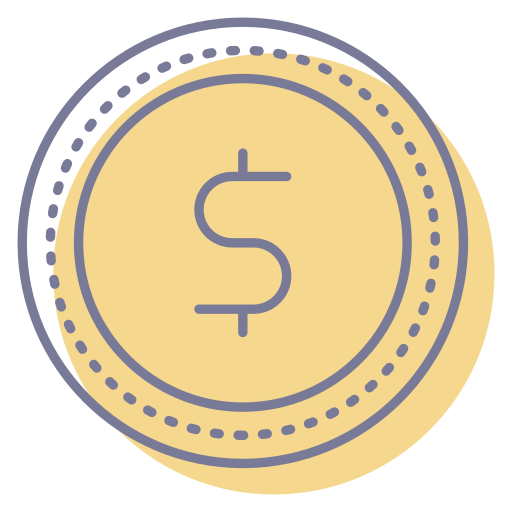 Coin Generic Color Omission icon