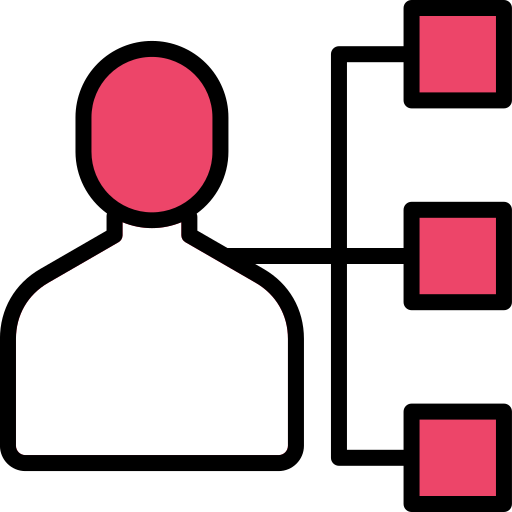 struttura gerarchica Generic Fill & Lineal icona