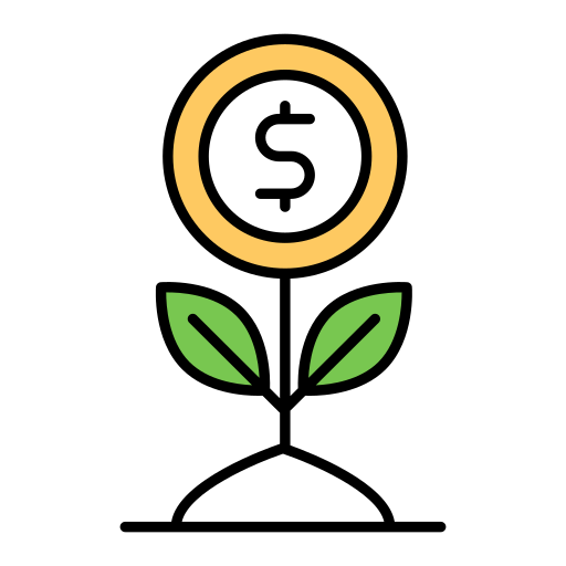 crescita del denaro Generic Outline Color icona