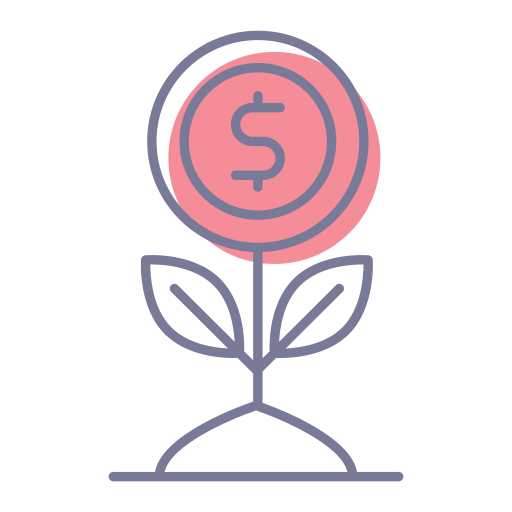 Money growth Generic Color Omission icon