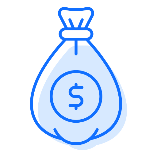 Money bag Generic Blue icon