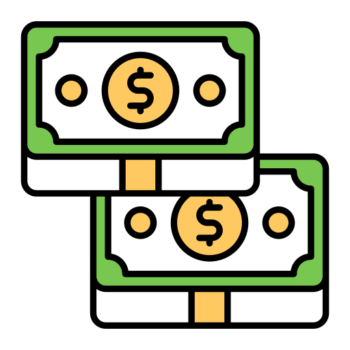 dinero Generic Outline Color icono