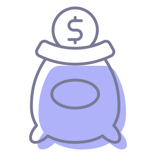 Money bag Generic Color Omission icon