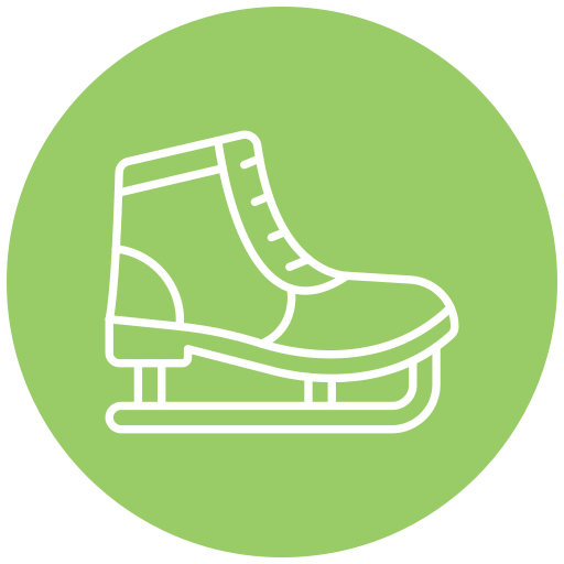 patinar sobre hielo Generic Flat icono
