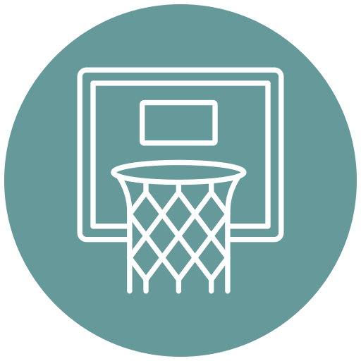 basketbal hoepel Generic Flat icoon