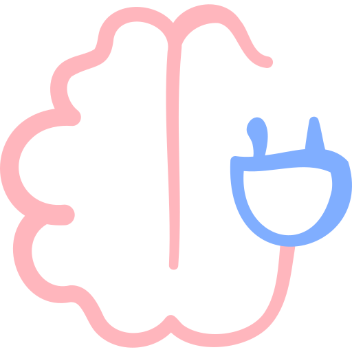 Мозг Basic Hand Drawn Color иконка