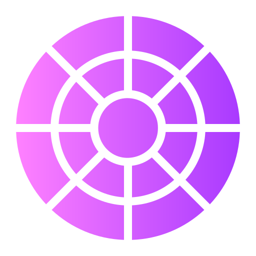 rueda de color Generic Flat Gradient icono