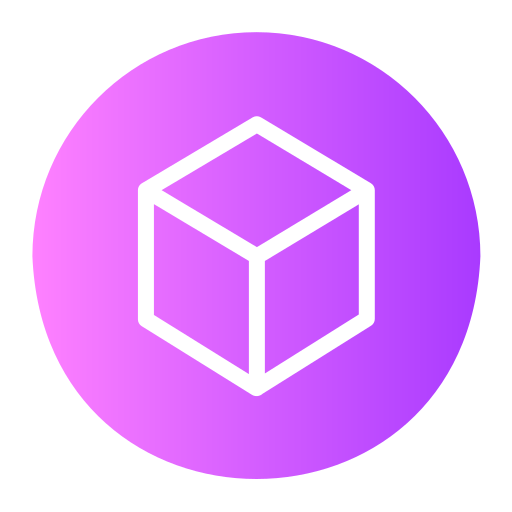 куб Generic Flat Gradient иконка