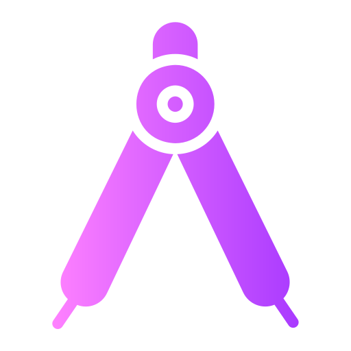 Drawing compass Generic Flat Gradient icon