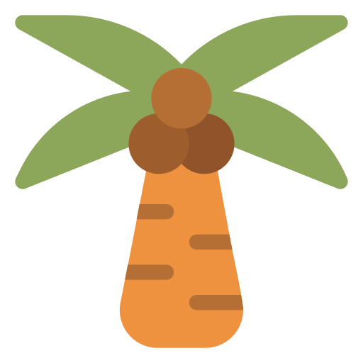 Árbol de coco Generic Flat icono