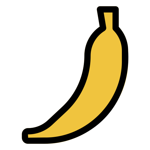 banan Generic Outline Color ikona
