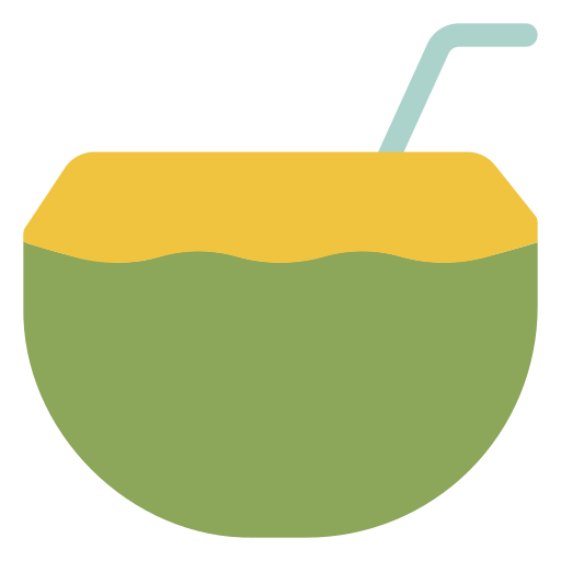 Кокосовая вода Generic Flat иконка