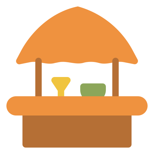 Beach bar Generic Flat icon