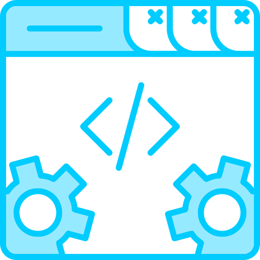 Code optimisation Generic Blue icon