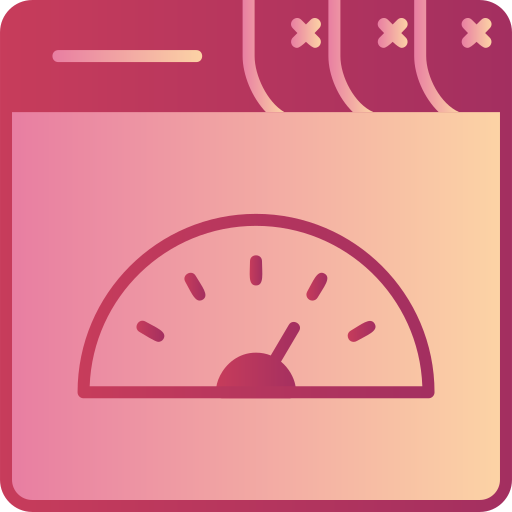 szybkość strony Generic Flat Gradient ikona