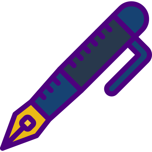 długopis prettycons Lineal Color ikona