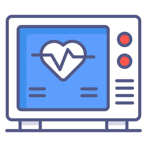 moniteur ecg Generic Outline Color Icône