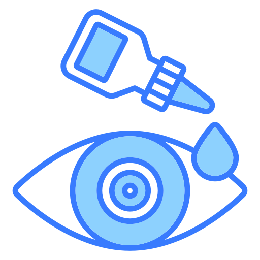 Eye drop Generic Blue icon