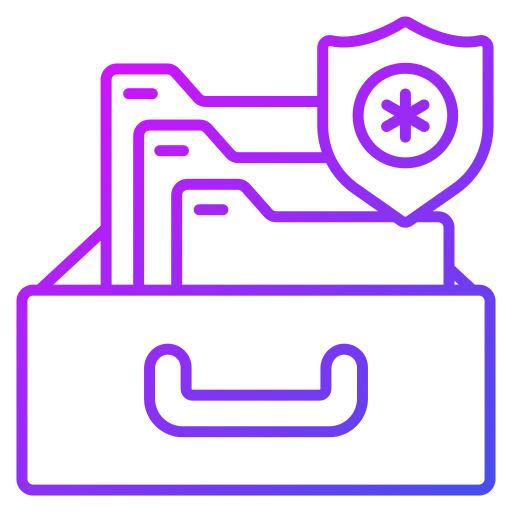 Medical file Generic Gradient icon