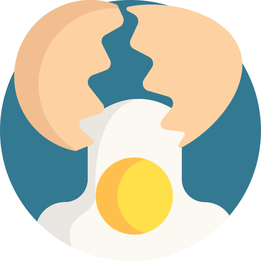 卵 Detailed Flat Circular Flat icon