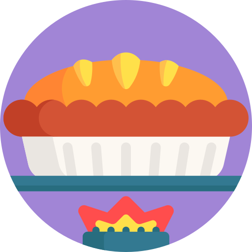 ciasto Detailed Flat Circular Flat ikona