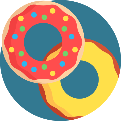 donuts Detailed Flat Circular Flat icoon