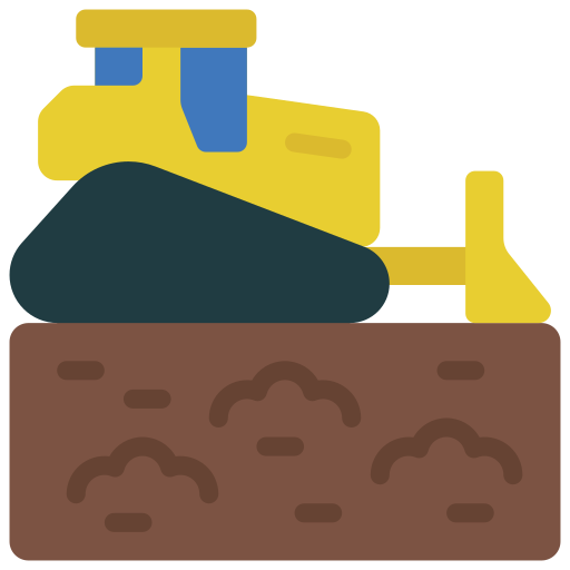 excavadora Generic Flat icono
