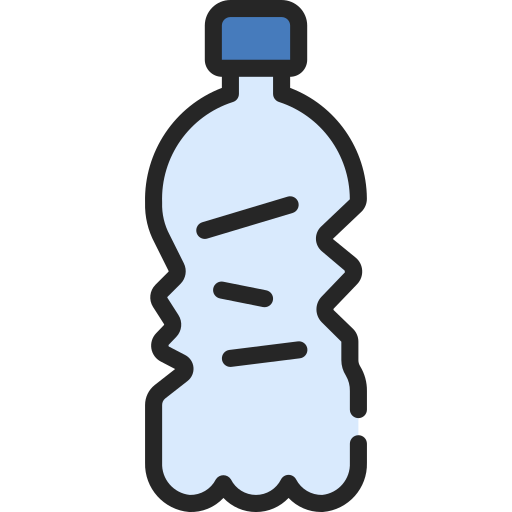 garrafa de plástico Generic Outline Color Ícone