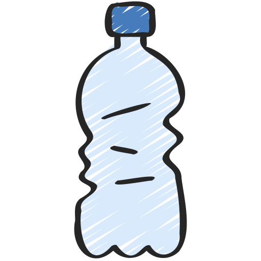 Plastic bottle Juicy Fish Sketchy icon
