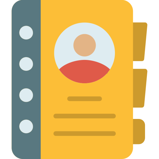 Contact book Generic Flat icon