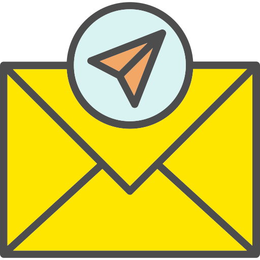 inviare una mail Generic Outline Color icona