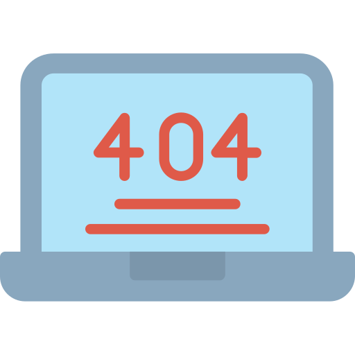 błąd 404 Generic Flat ikona