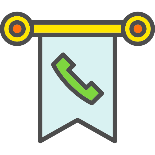 핸드폰 Generic Outline Color icon