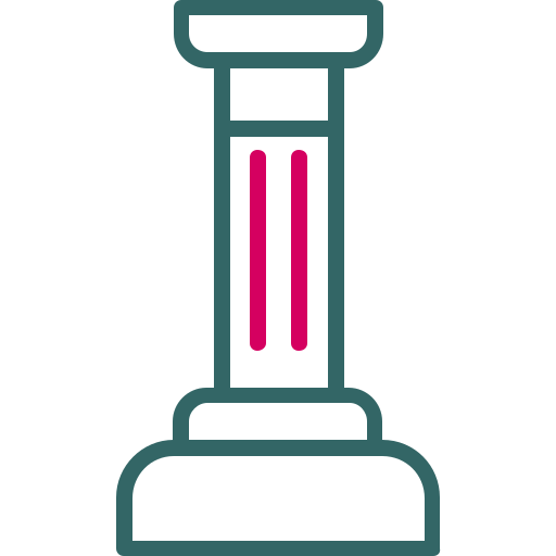 pilier Generic Outline Color Icône