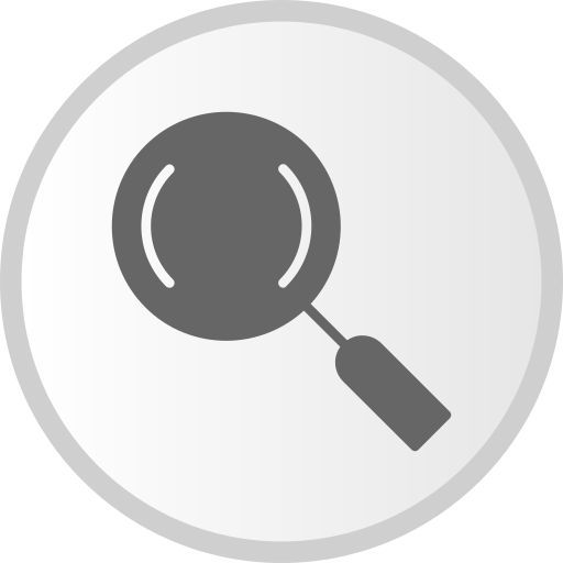 Magnifying glass Generic Grey icon