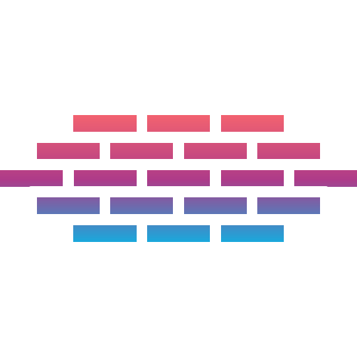 Bricks wall Generic Flat Gradient icon